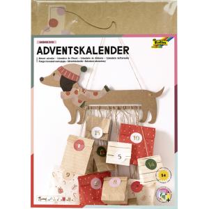 Adventskalender-Set SAUSAGE DOG, 54-teilig folia 9382 (4001868124620)