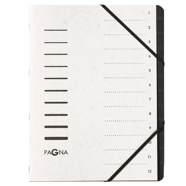 Ordnungsmappe 'Sorting File', 12 Fächer, rot PAGNA 40059-01 (4013951008021)