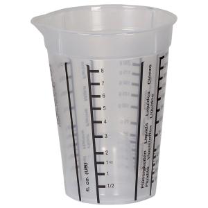 Messbecher 'mario', 0, 25 Liter, PP, transparent keeeper (1049300115500)