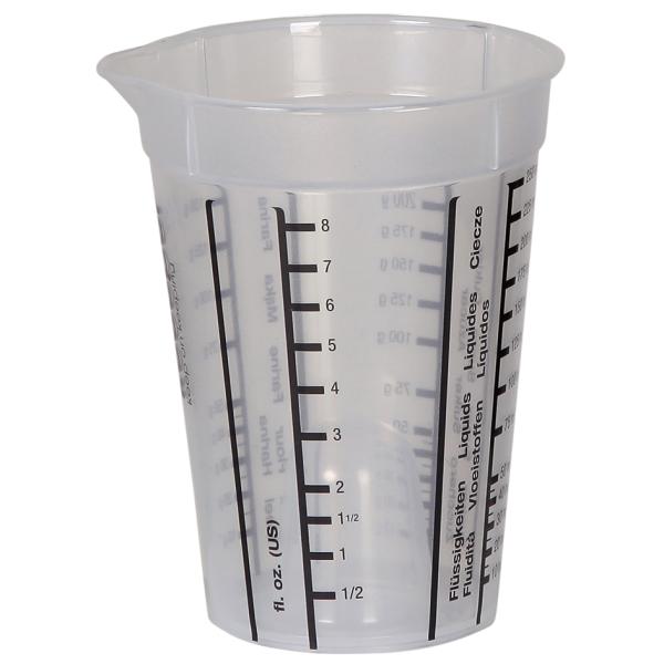 Messbecher 'mario', 0, 25 Liter, PP, transparent keeeper (1049300115500)
