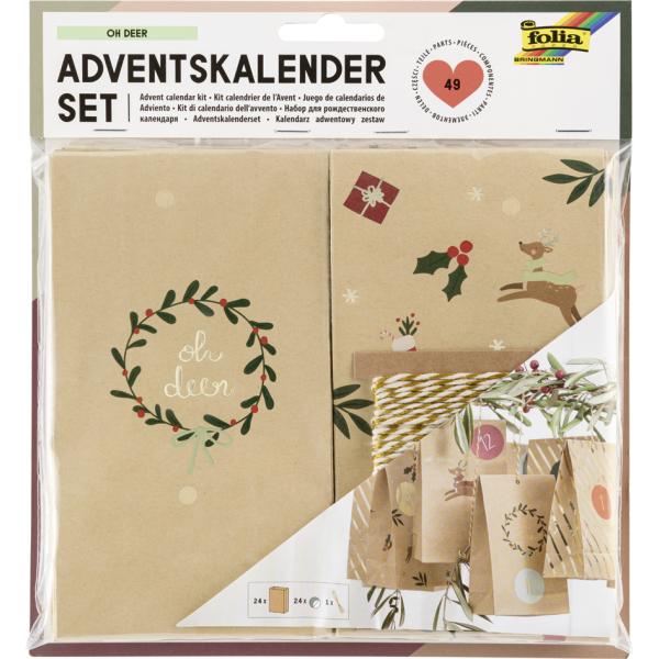 Adventskalender 24 Adventstütchen OH DEER folia 9387 (4001868129625)