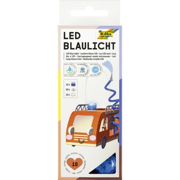 LED-Blaulicht, inkl. Batterien folia 989/2 (4001868145168)