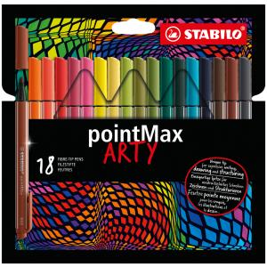 Fasermaler pointMax ARTY, 24er Kartonetui STABILO 488/24-2-20 (4006381581905)
