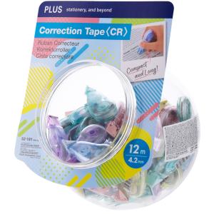 Korrekturroller 'CR', 4, 2 mm x 12 m, im Glas PLUS JAPAN WH-1804-50P JAR (4977564784874)