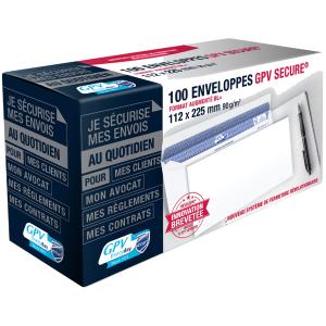 Briefumschläge SECURE, 112 x 225 mm, mit Fenster GPV 5051 (3250650050512)
