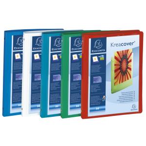 Ringbuch Kreacover, PP, 4-Ring-Mechanik, A4, sort. EXACOMPTA 51989E (3130630519898)