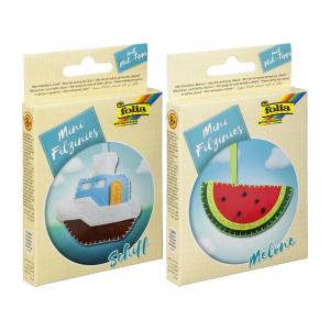 Mini Filz-Nähset 'Filzinies', 11-teilig, Flamingo folia 52909 (4001868104806)