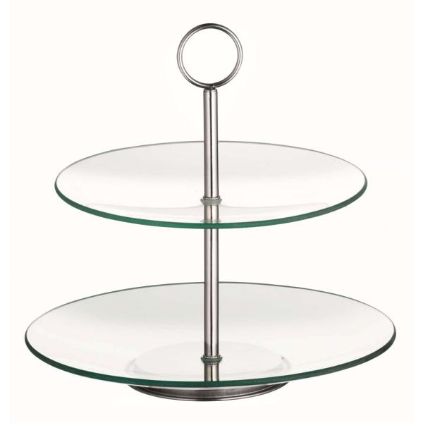 Glas-Etagere COOKIE, 2-stufig Esmeyer 199-618 (4007796048113)