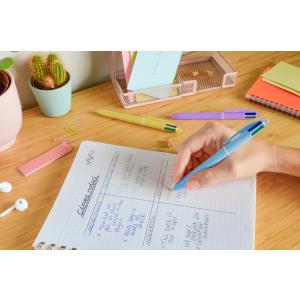 BIC Druckkugelschreiber 4 Colours Pastell, 30er Display Bic 517319 (3086123740280)