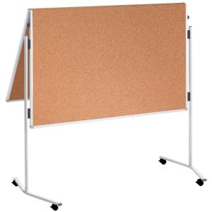 Moderationstafel ECO, 2x 750 x 1.200 mm, Kork braun FRANKEN ECO-UMTKTGR (4016946191586)
