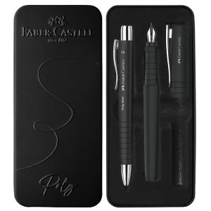 FABER-CASTELL Schreibgeräte-Set POLY BALL/ PEN, caribic blue Faber-Castell 241053 (4005402410538)