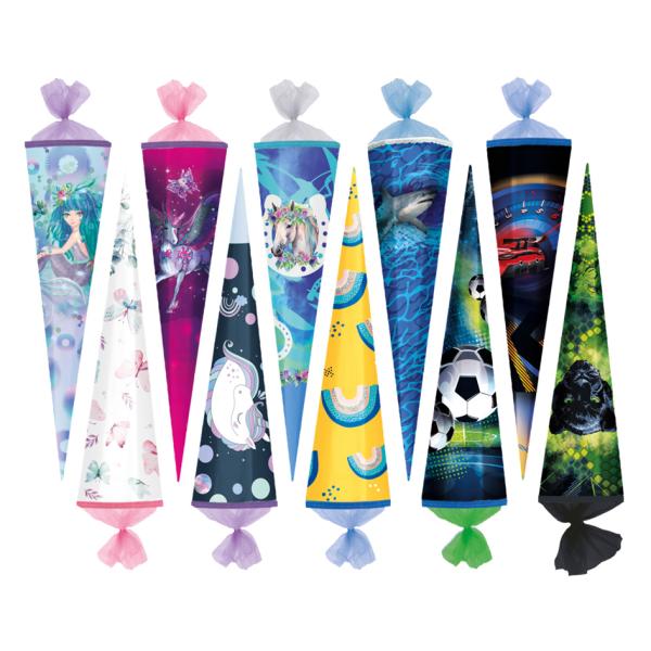 Schultüte, 6-eckig, 500 mm, Motive sortiert herlitz 300006107 (4008110265636)