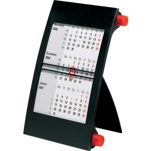 Tischkalender '3-Monatskalender' 2026/ 2027, rot rido ide 7038000206 (4003273792470)