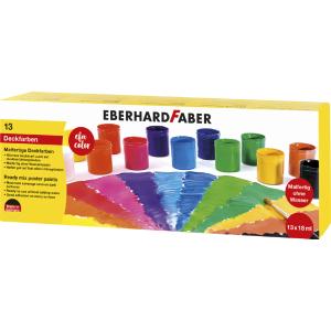 EBERHARD FABER Deckfarben mehrfarbig 13 Teile