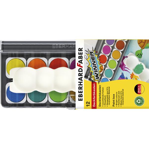 Deckfarbkasten WINNER, 24er Farben EBERHARD FABER 578324 (4087205783248)