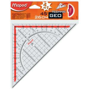 Geometriedreieck Technic, Hypotenuse: 260 mm Maped 028700 (3154140287009)