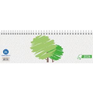 Tischkalender 'Querterminbuch', 2026, beige Glocken 5071941806 (4061947145359)