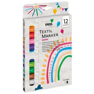 Textilmarker medium 'Junior', 12er-Set KREUL 90720 (4000798097202)