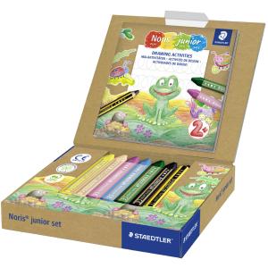 Staedtler Noris Junior 61 C1 Wachsmalstifte Farbsortiert, 1 Set (4007817101520)