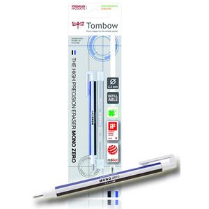 Tombow Radierstift 'MONO zero', runde Spitze, Blisterkarte TOMBOW EHR-KUR (4003198502284)
