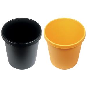 Papierkorb 'the german', 30 Liter, PE, braun helit H6106175 (4012086051131)