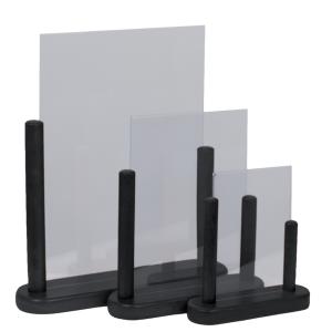 Tischaufsteller TABLE, Acryl, DIN A4, teak Securit PFT-TE-LA (8717624248047)