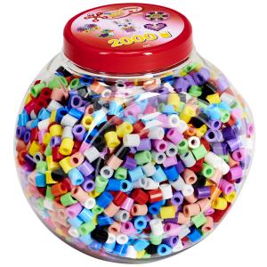 maxi, in Kunststoffdose, blauer Deckel Hama Bügelperlen 8589 (0028178085896)