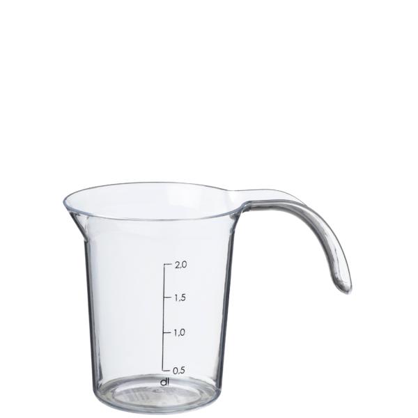 Messbecher 'Palermo', 1, 0 Liter, transparent plast team 39070800 (5707672732486)