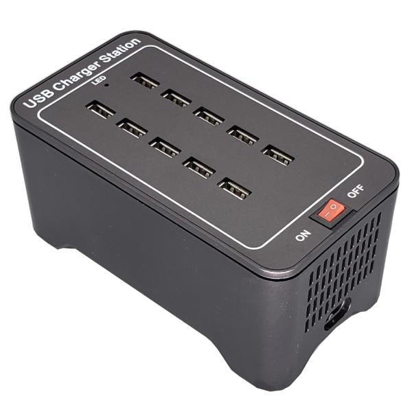 Multiladegerät MULTICHARGER, schwarz Securit MC-LD-MC10 (8718226496294)