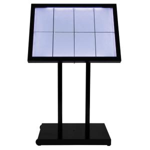 LED-Schaukasten Black Star XXL, 8 x DIN A4 Seiten Securit MCS-8A4-BL (8719075287316)