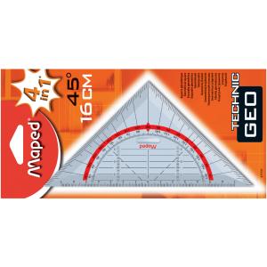 Geometriedreieck Technic, Hypotenuse: 160 mm Maped 277737 (3154142777379)