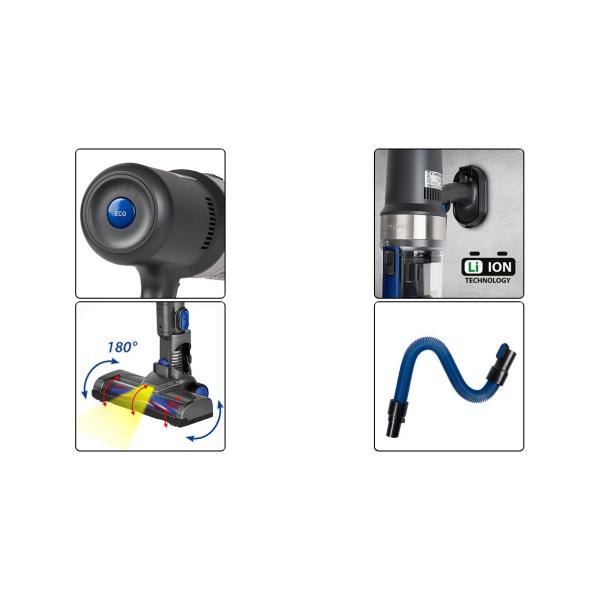 Akku Hand-/ Bodenstaubsauger PC-BS 3085 A, blau PROFI CARE 330850 (4006160308501)