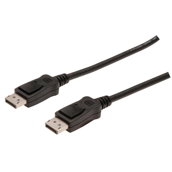 DisplayPort Anschlusskabel, Stecker - Stecker, 2, 0 m DIGITUS AK-340100-020-S (4016032288930)