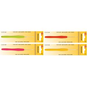 Häkelnadel, Größe 3, Kunststoffgriff, pink KLEIBER 69979 (4009691699797)
