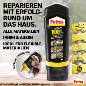 Alleskleber 100% Repair, 100 g Tube Pattex P1BC3 (4015000420099)