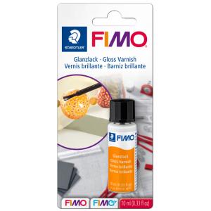 Glanzlack, 10 ml im Gläschen, Pinsel im Deckel FIMO 8703 01 BK (4006608002367)