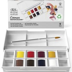 WINSOR & NEWTON Cotman Pocket Set Portrait LEFRANC BOURGEOIS 0390670 (0884955081112)