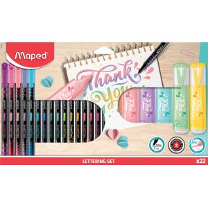 Handlettering-Set, 22er Set Maped 983719 (3154149837199)