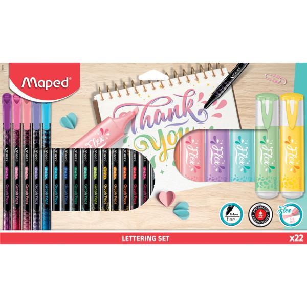 Handlettering-Set, 22er Set Maped 983719 (3154149837199)