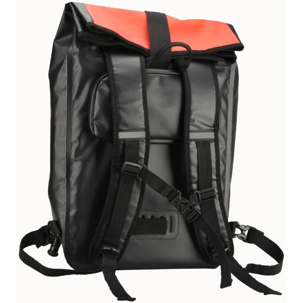 Fahrrad-Gepäckträgertasche, rot/ schwarz FISCHER 86282 (4008153862823)
