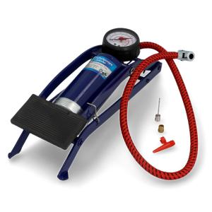 Fußluftpumpe Einzylinder, blau cartrend 10927 (4008153109270)