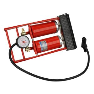 Fußluftpumpe mit Doppelzylinder FISCHER 85582 (4008153855825)