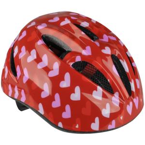 Kinder-Fahrrad-Helm 'Herz', Größe: XS/ S FISCHER 86100 (4008153861000)