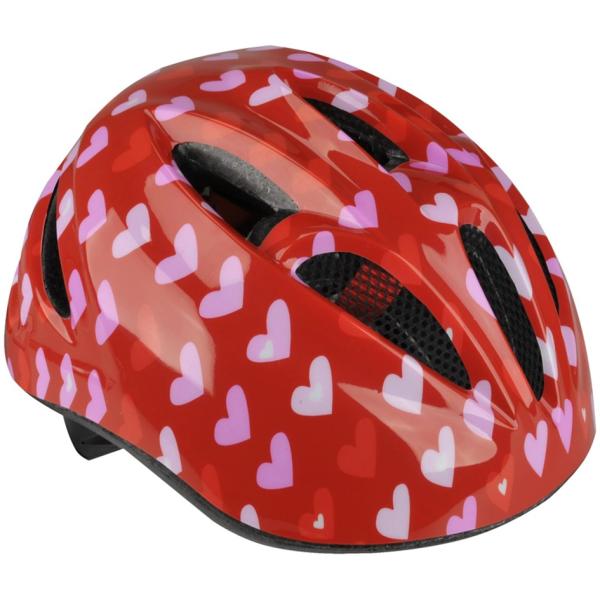 Kinder-Fahrrad-Helm 'Herz', Größe: XS/ S FISCHER 86100 (4008153861000)
