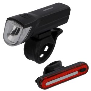 Fahrrad-Akku-LED-Beleuchtungs-Set, 30 Lux FISCHER 50646 (4008153029226)