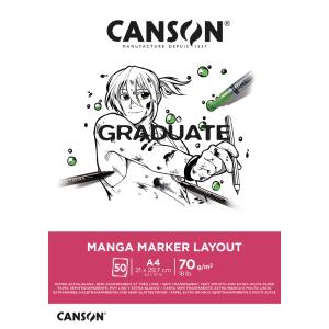 Studienblock GRADUATE Manga Marker Layout, DIN A4 CANSON C31250P024 (3148950060662)