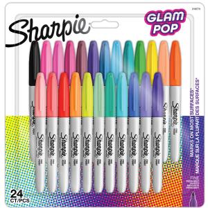 Permanent-Marker FINE 'Glam Pop', 5er Blister Sharpie 2201774 (3026982017741)