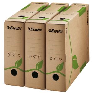 Archiv-Schachtel ECO, DIN A4, braun, (B)80 mm Esselte 623916 (4049793038520)