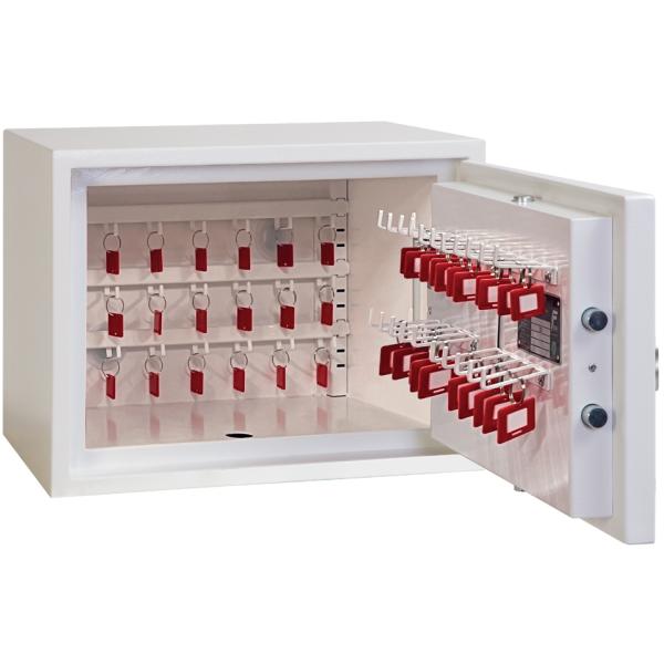 Schlüssel-Tresor FORTRESS KS0043E, 240 Haken, weiß phoenix (5032548012592)