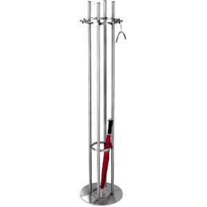 Garderobenständer Aristo, 12 Haken, silber kerkmann 30604581 (4044917405509)